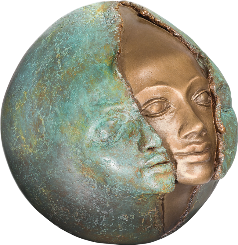 Bronzefigur Metamorphose von Maria-Luise Bodirsky