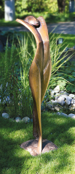 Bronzefigur Akt von Pepi Pescollderungg