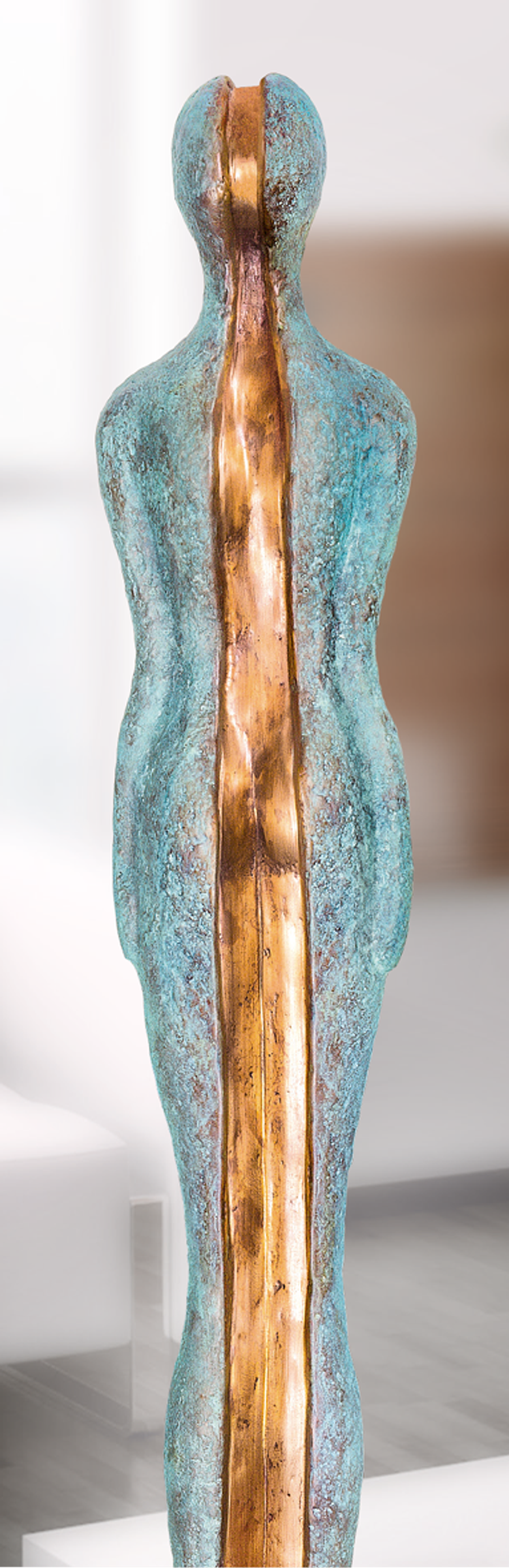 Bronzefigur Enthüllung von Andrea Kraft