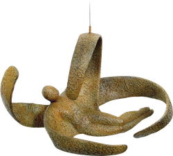 Bronzefigur Cherub von Karen Salicath