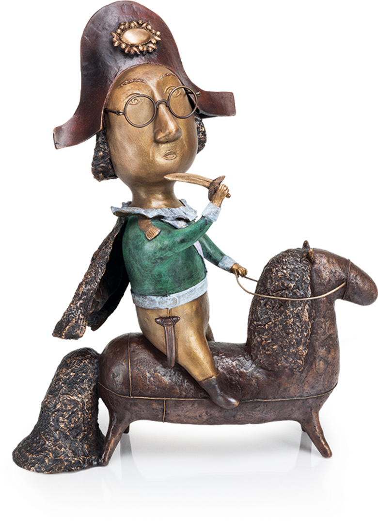 Bronzefigur Napoleon von Natalia Obada