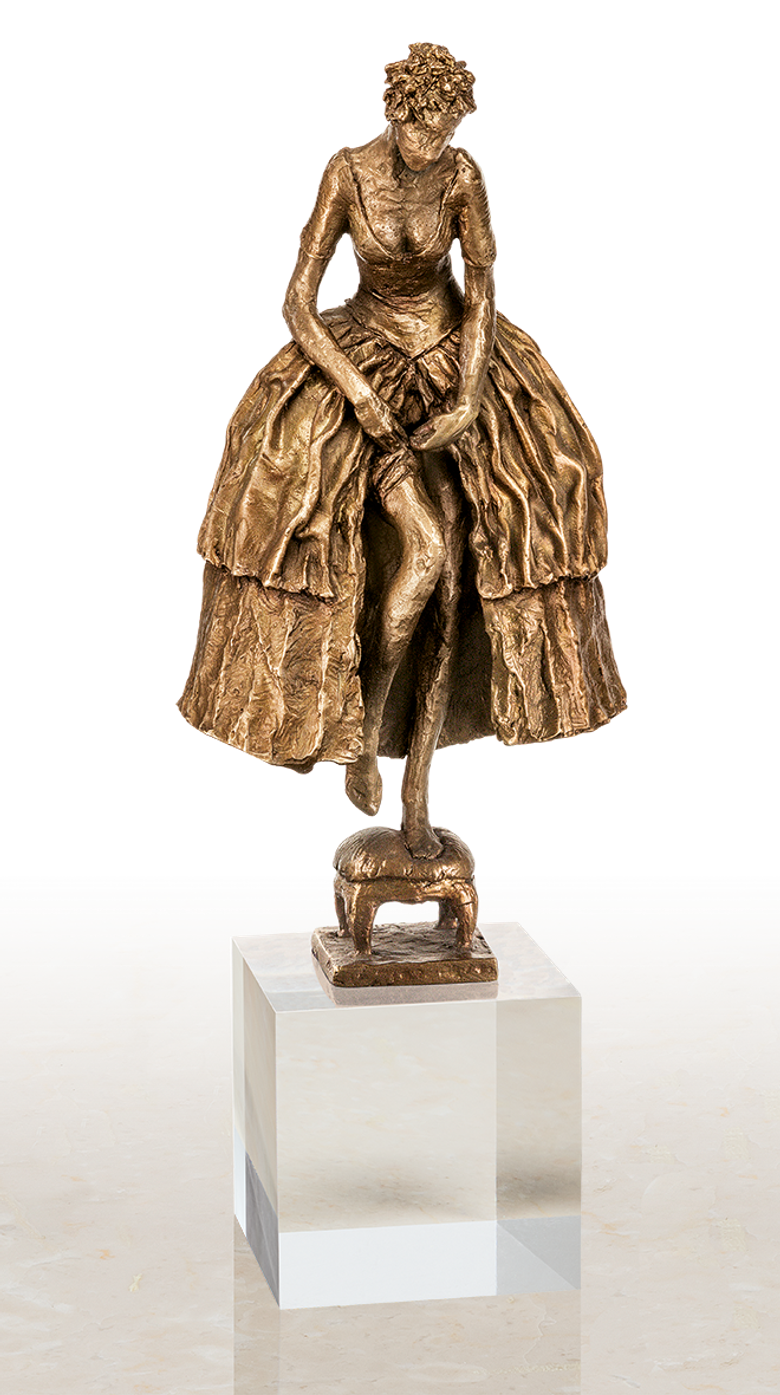 Bronzeskulptur-Braut