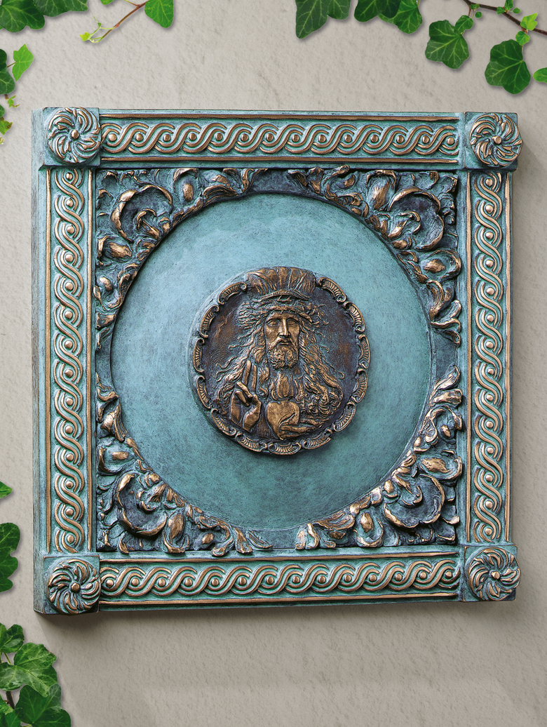 Bronzefigur Herz Jesu von Ernst Fuchs