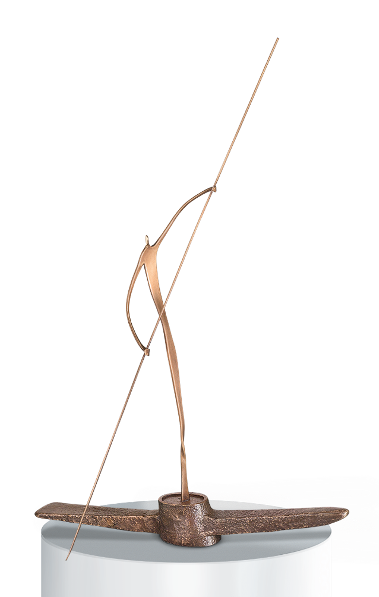 Bronzefigur Gondoliero von Udo Wintgens