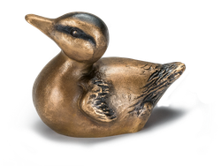 Bronzeskulptur Küken