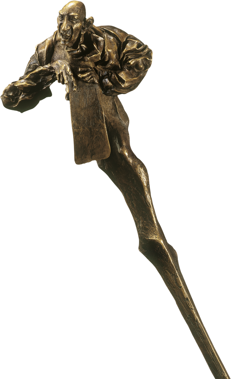 Bronzefigur Toller Mensch von Woytek