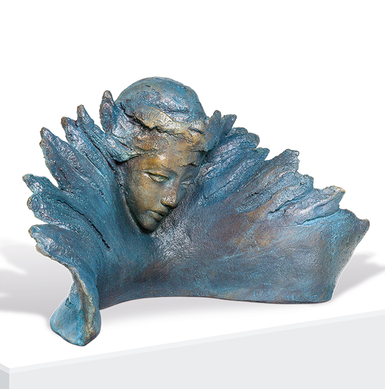 Bronzefigur Tag und Nacht von Maria-Luise Bodirsky