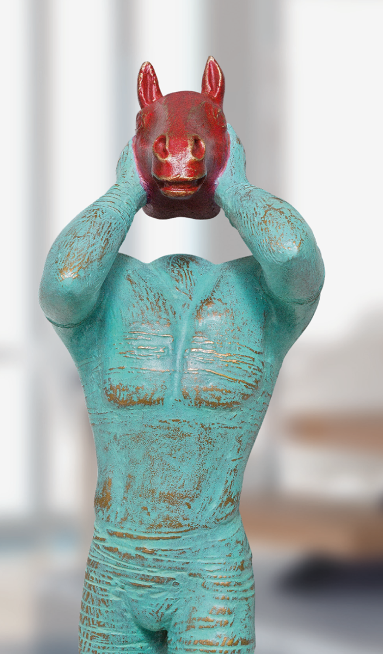 Bronzefigur Joker von Günther Stimpfl