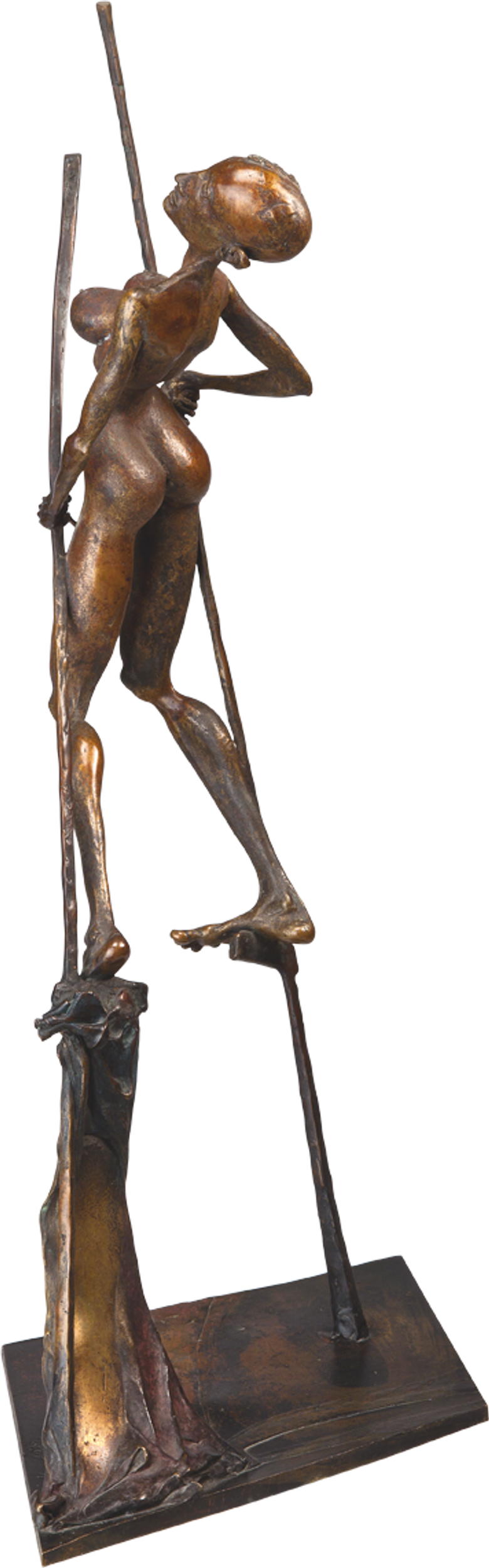 Bronzefigur Die Königin von Woytek