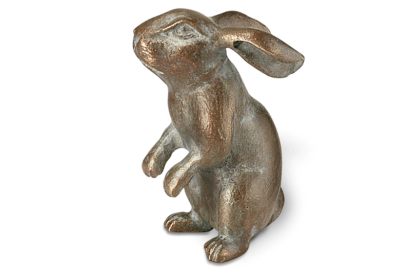 Bronzefigur 4 Hasen als Set von Atelier Strassacker