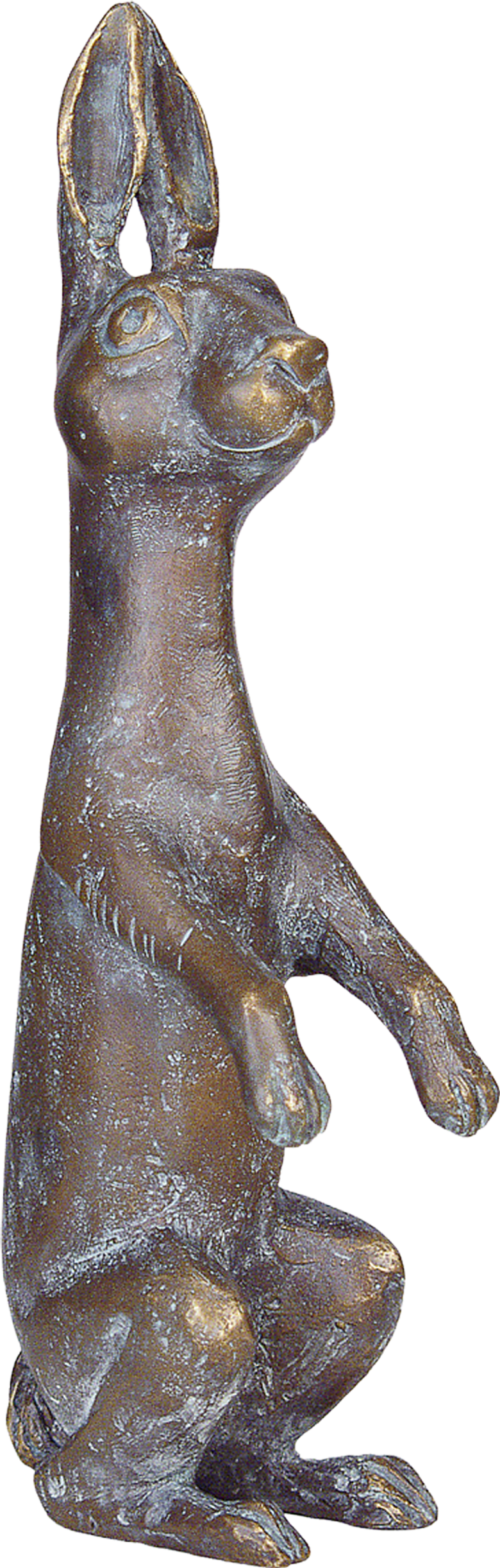 Bronzefigur Hase von Kurt Grabert