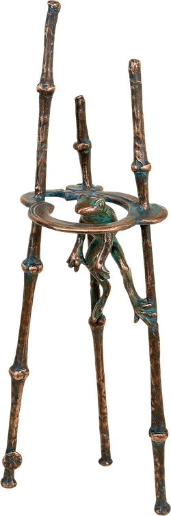 Bronzefigur Froschperspektive von Kurtfritz Handel