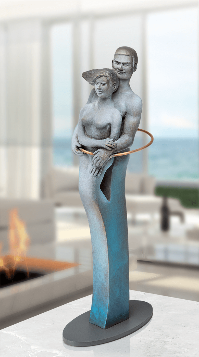 Bronzefigur »Union« von Annie Jungers