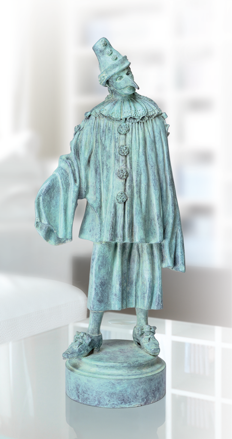 Bronzefigur Der Ästhet von Thomas Schöne