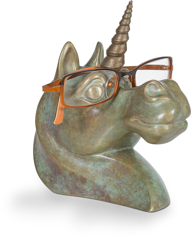 Bronzefigur Einhorn von Jagna Weber