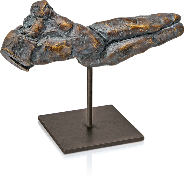 Bronzefigur «Schwebende» von Ilona Schmidt