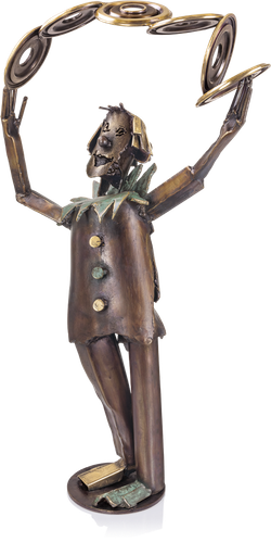Bronzefigur Jongleur von Ulrich Barnickel
