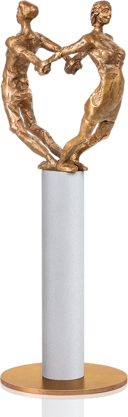 Bronzefigur Paar von Uwe Bürkle