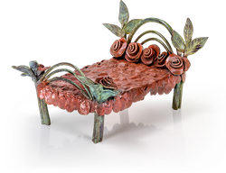 Bronzefigur Bed of Roses von Beth Newman-Maguire