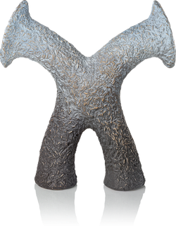 Bronzefigur «Hix» von Sonja Keppler