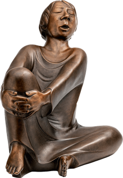 Bronzefigur »Der singende Mann« von Ernst Barlach