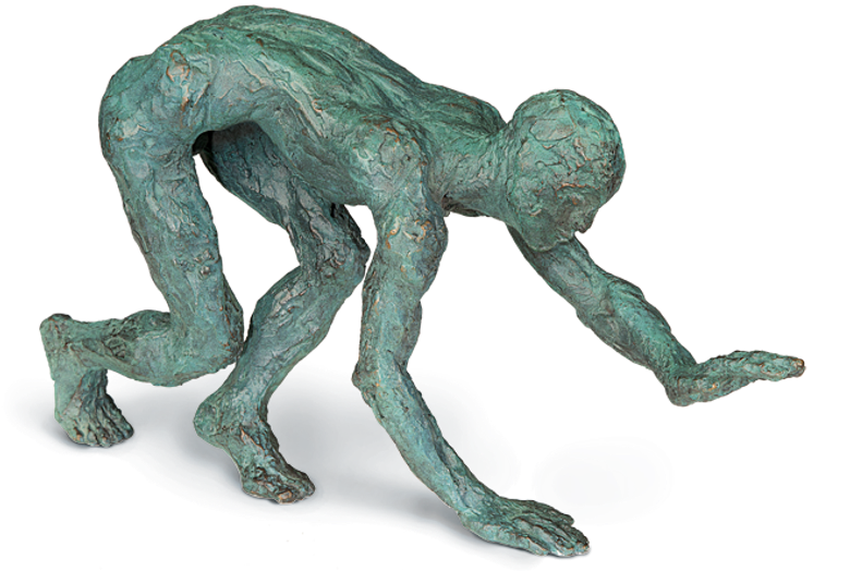 Bronzefigur Humanimal von Gudrun Steen-Andersen