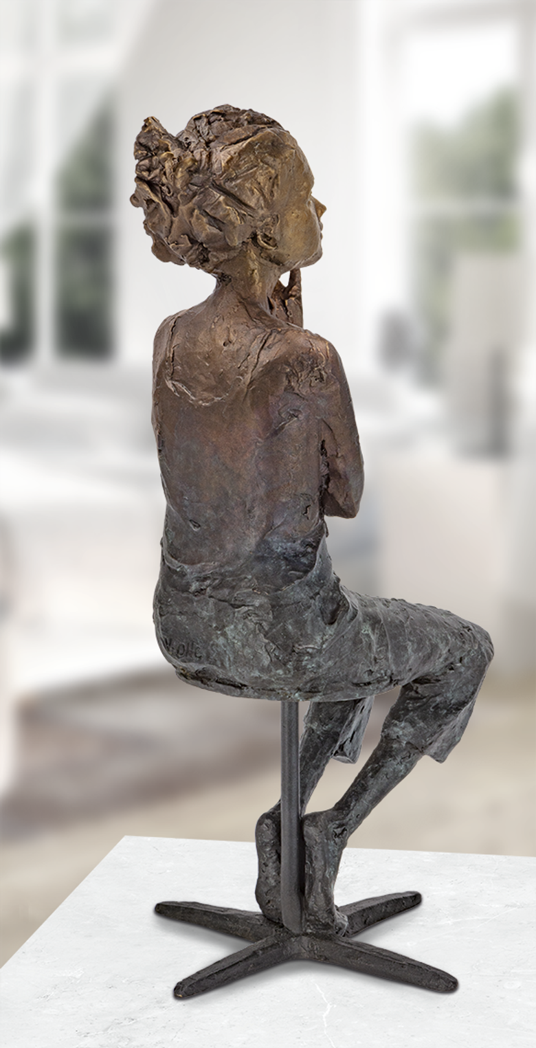 Bronzefigur «Was wäre wenn» von Valerie Otte