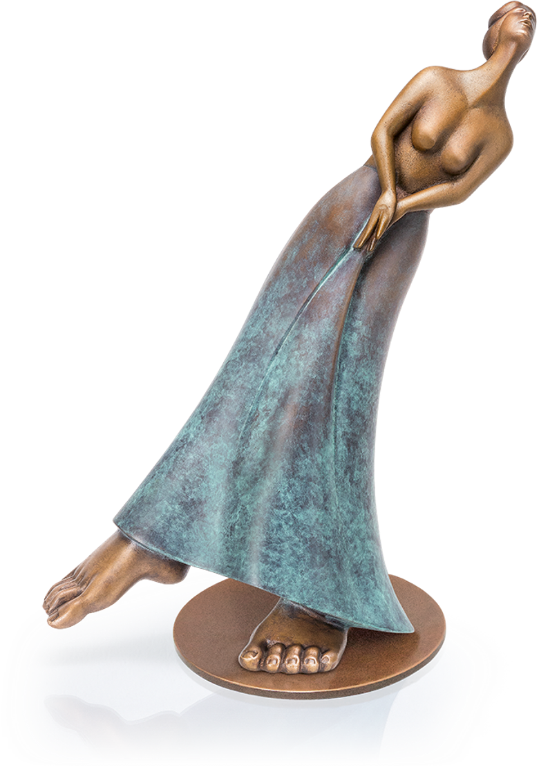 Bronzefigur Time von Andrea Bucci