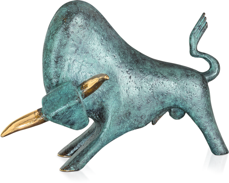 Bronzefigur Mistral von Heinz Rupp