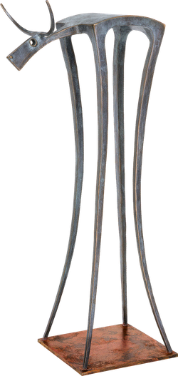 Bronzeskulptur-Bulle-Stier