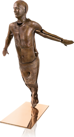 Bronzefigur RISING von Kleeberg