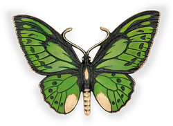 Bronzefigur «Vogelfalter» aus dem Atelier Strassacker