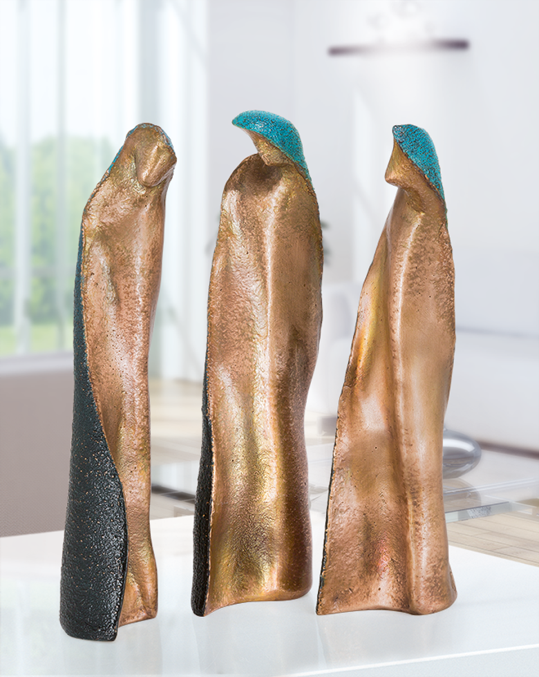 Bronzefigur Hecate von Maria-Luise Bodirsky