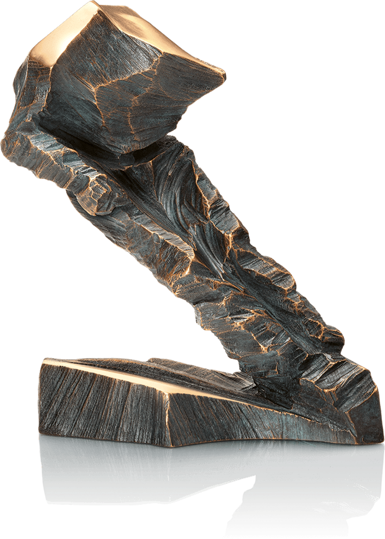 Bronzefigur »Super-G« von Michael Vogler