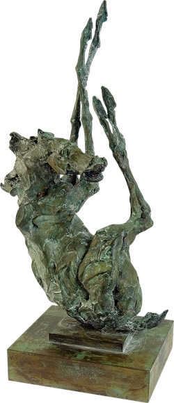 Bronzefigur Der Sturz des Siegers von Vitali Safronov