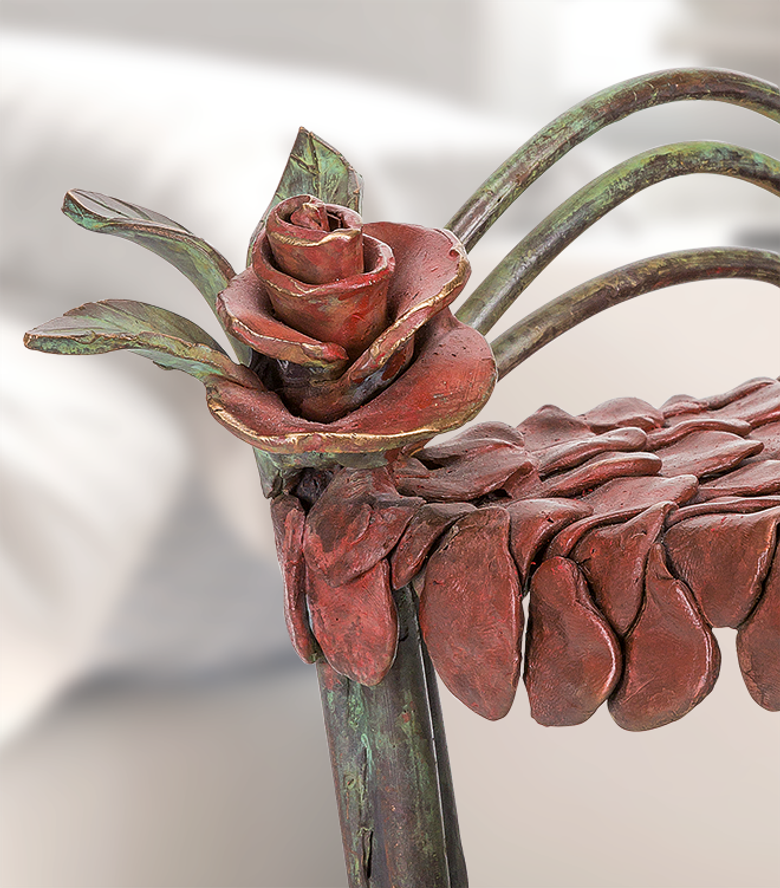 Bronzefigur Bed of Roses von Beth Newman-Maguire