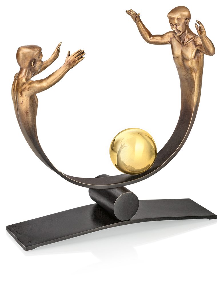 Bronzefigur Balance von Annie Jungers