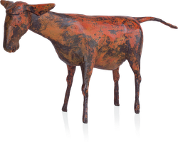 Bronzefigur Esel von Hermann Schwahn