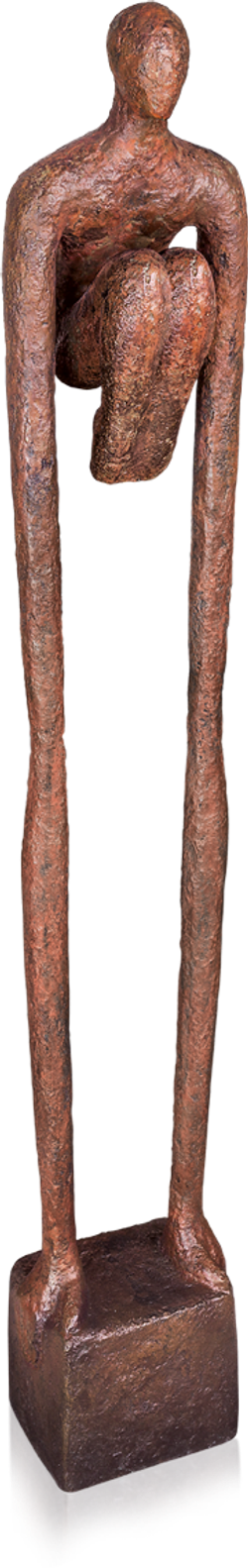Bronzefigur Unbewegter Sprung von Andrea Kraft
