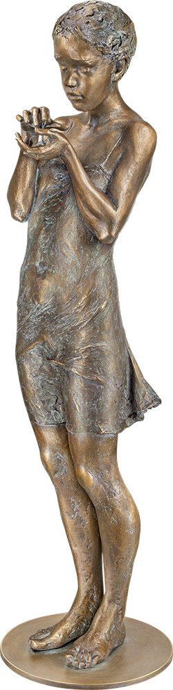 Bronzefigur «Flora» von Pawel Andryszewski mit Sockel