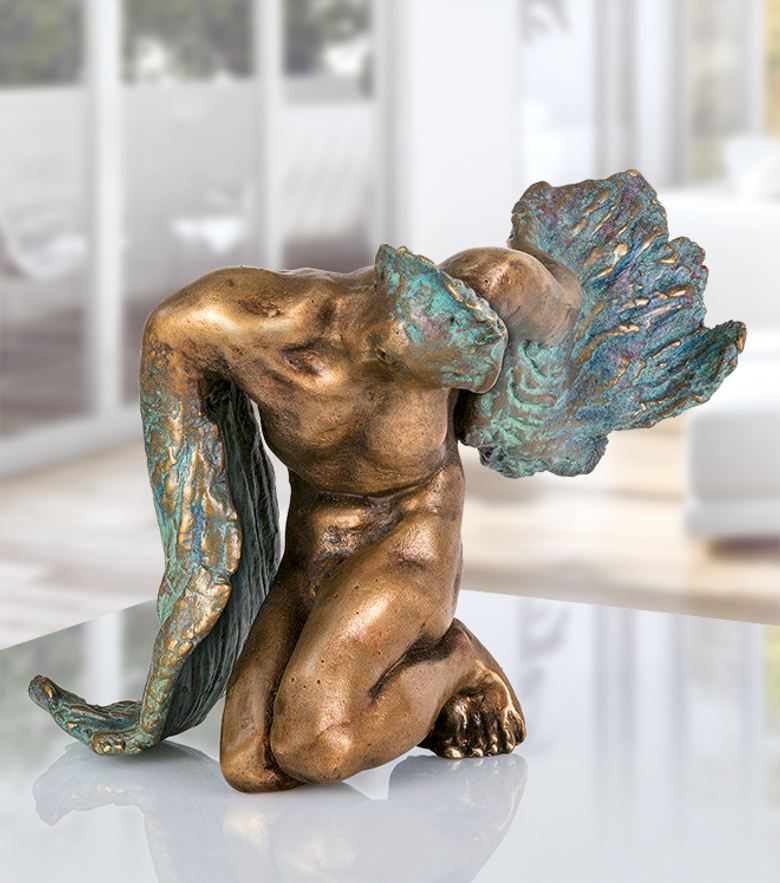 Bronzeskulptur-Phoenix