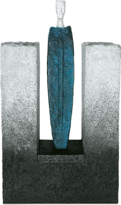 Bronzefigur Case I von Josette Taramarcaz