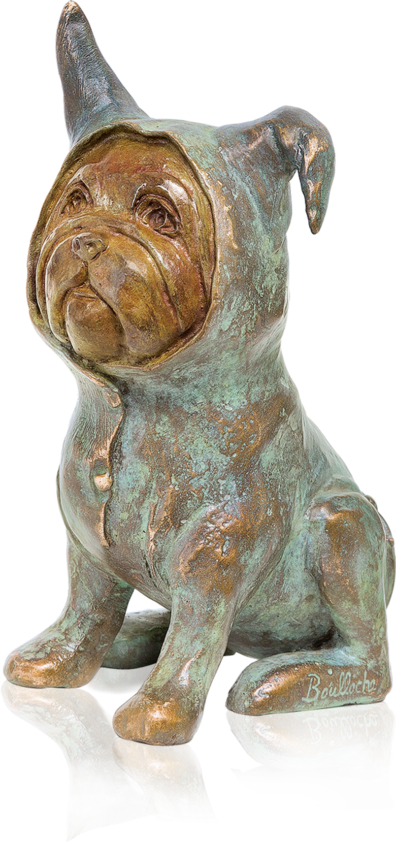 Bronzefigur Bébé Bull von Agnès Boulloche