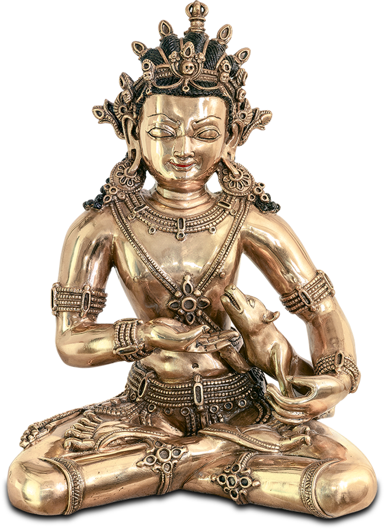 Bronzefigur Jambhala von Atelier Strassacker