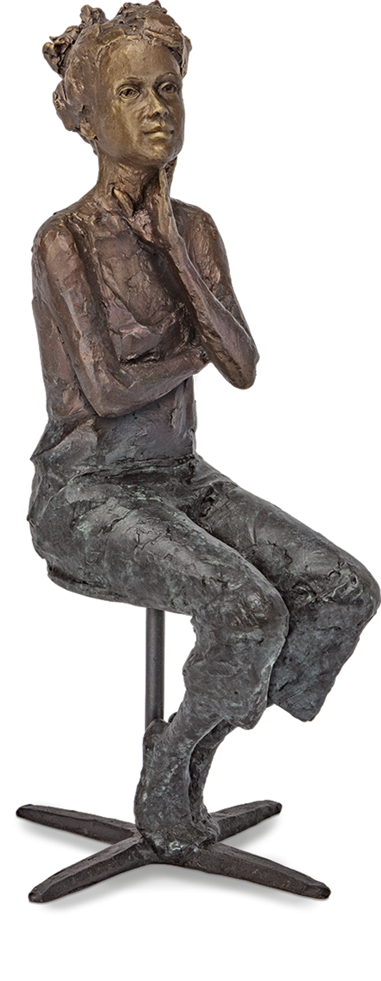 Bronzefigur «Was wäre wenn» von Valerie Otte