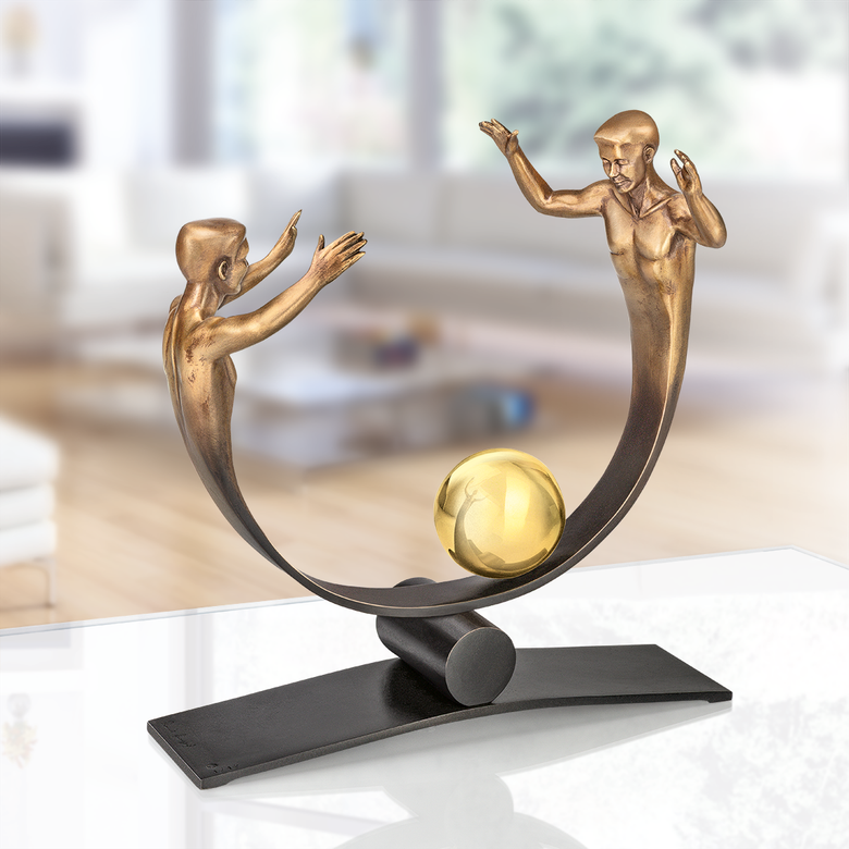 Bronzefigur «Balance» von Annie Jungers