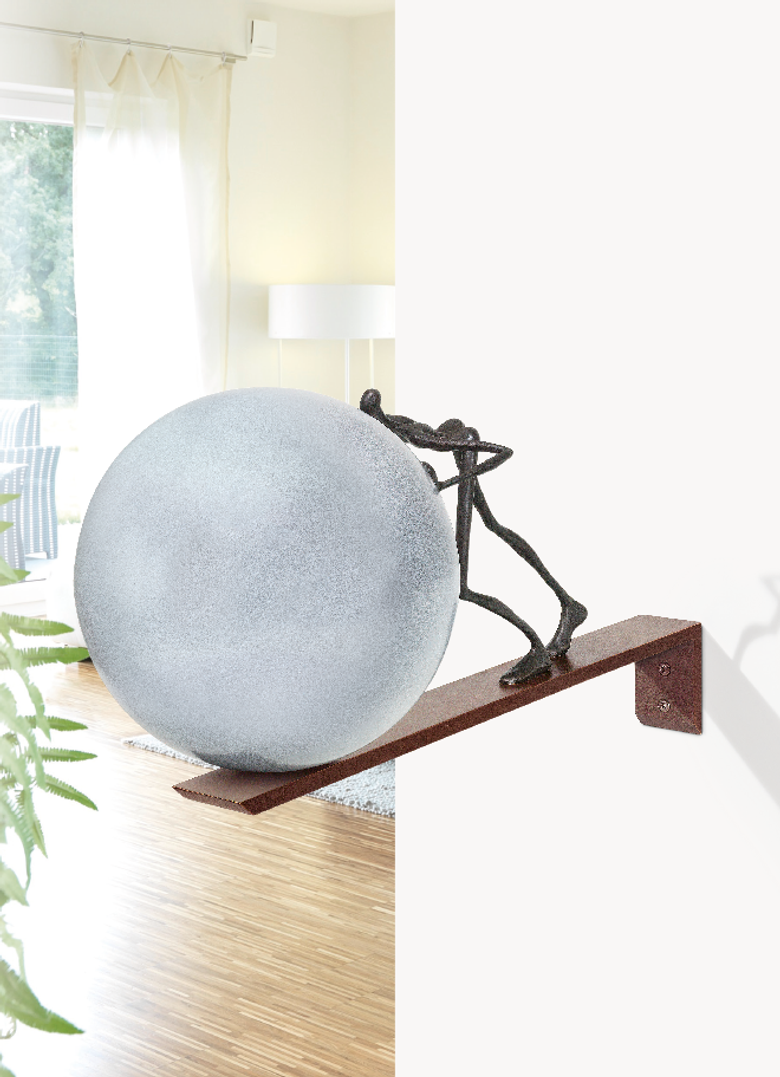 Bronzefigur Cliff von Patricia Losada Casanova