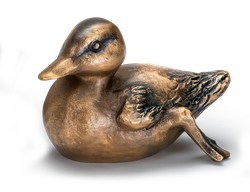 Bronzeskulptur Küken