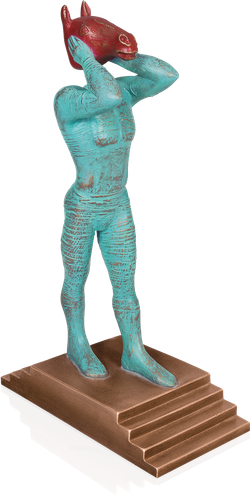 Bronzefigur Joker von Günther Stimpfl