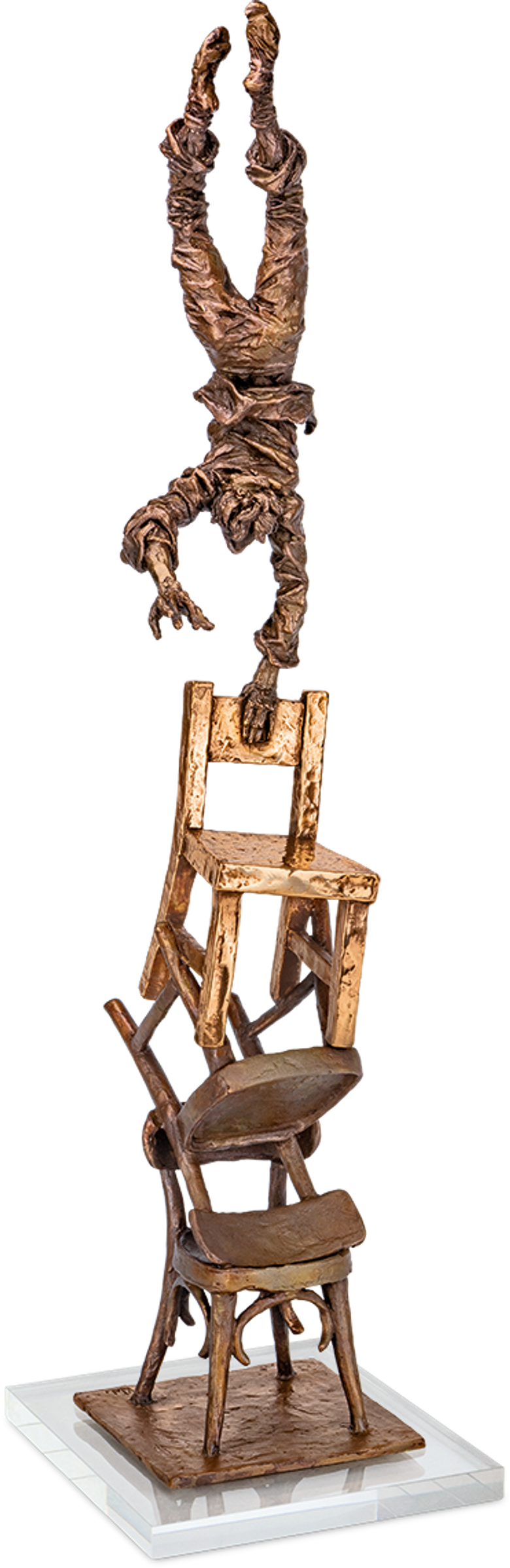 Bronzefigur «Aufstieg (2023)» von Vitali Safronov